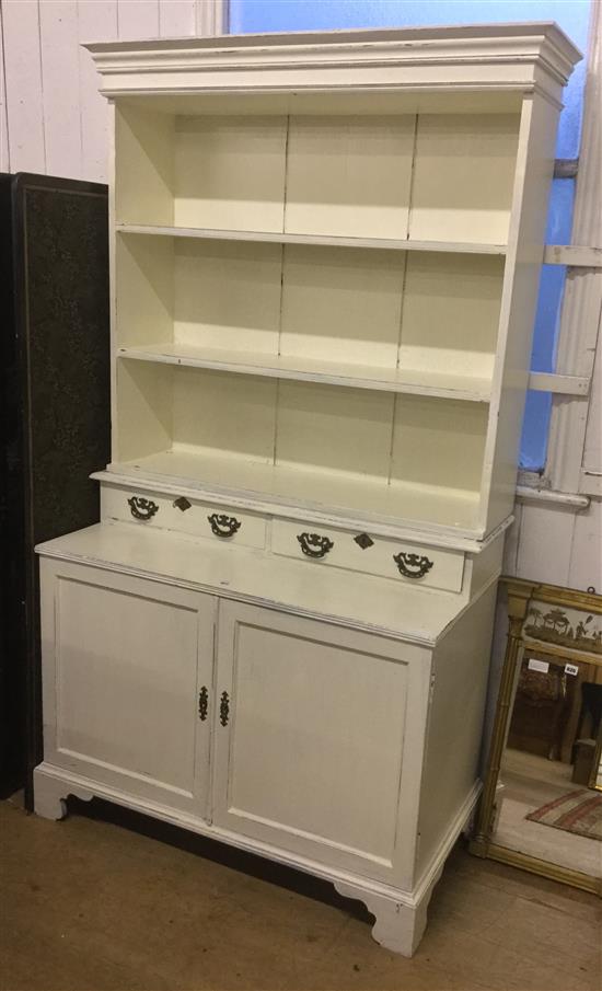 Painted pine dresser(-)
